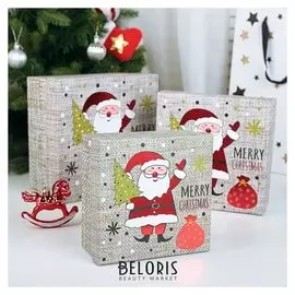 Набор коробок 3 в 1 «Сюпризец», 20 х 20 х 9,5 - 15,5 х 15,5 х 9,5 см