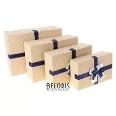 Набор коробок 4 в 1 крафт "Сетка", 32,5 х 24,5 х 11 - 23 х 15 х 7,5 см