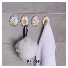 Набор крючков на липучке «Детство», 8 шт