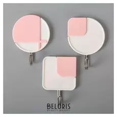 Набор крючков на липучке «Вирт», 3 шт