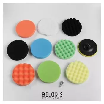 Набор кругов для полировки кузова Torso, 150 мм, 11 предметов