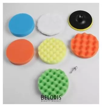 Набор кругов для полировки кузова Torso, 150 мм, 8 предметов