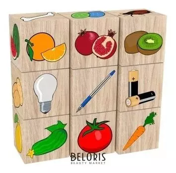 Набор кубиков Съедобное-несъедобное