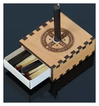 Набор ларец желаний "Щит от врагов" со свечками, 5,2х4,5х2 см