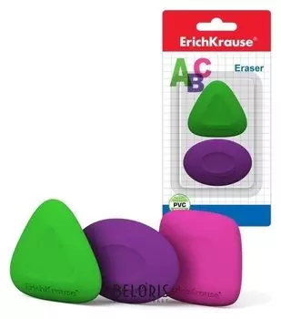 Набор ластиков 2 штуки, ABC, средней жесткости, гипоаллергенные