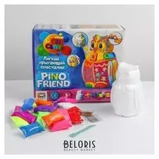 Набор легкого прыгающего пластилина Pino Friend «Сова»
