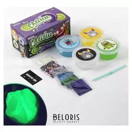 Набор лизунов «Слайм. загадай желание. джунгли», светящихся в темноте