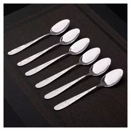 Набор ложек чайных «Бабл», H=15 см, 6 шт