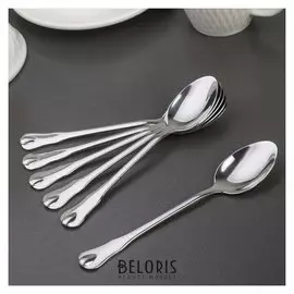 Набор ложек чайных «Капля», H=13,5 см, 6 шт