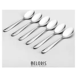 Набор ложек чайных «Колосок», H=15 см, 6 шт