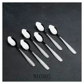 Набор ложек чайных «Венок», H=15 см, 6 шт