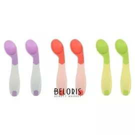 Набор ложек детских для кормления с эргономичной ручкой, от 5 мес., 2 шт.