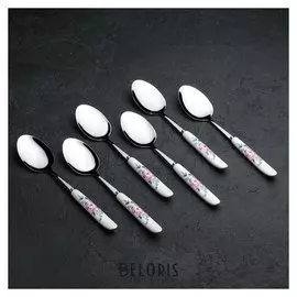 Набор ложек столовых «Май», H=19 см, 6 шт