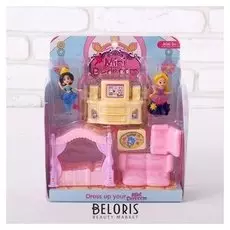 Набор мебели для кукол, с фигурками