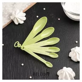 Набор мерных ложек «Изящество», 6 шт, 13×3 см