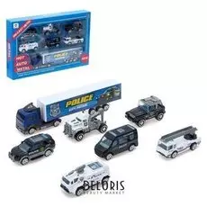 Набор металлических машин «Полиция»