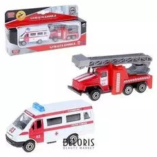 Набор металлических машин «Спецслужбы» 2 шт