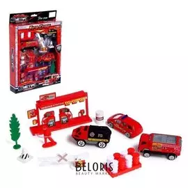 Набор металлических моделей «Пожарная часть»