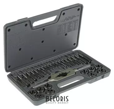 Набор метчиков и плашек Tundra, М3 - м12, 31 предмет