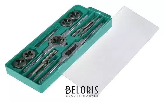 Набор метчиков и плашек Tundra, М6 - м12, 12 предметов