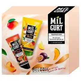 Набор Milgurt №1 Гель для душа Манго и дыня в йогурте+Крем для рук питательный
