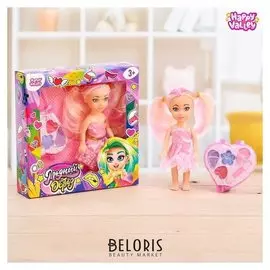 Набор Модный образ кукла с косметикой