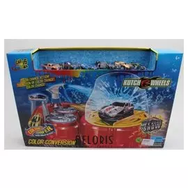 Набор Мойка с 6 машинками, меняющими цвет