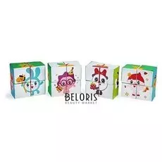 Набор мягких кубиков Собери Малышарика