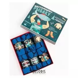 Набор мужских носков Kaftan "Настоящему рыбаку" 6 пар, р-р 41-44 (26-29 см)