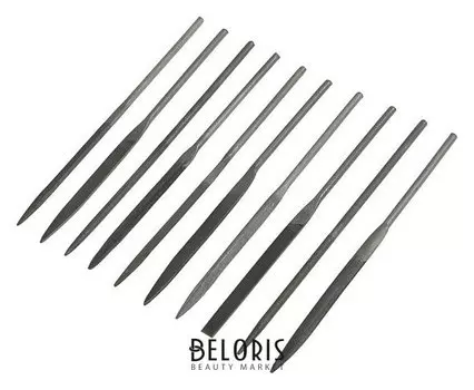 Набор надфилей Lom, 70 х 160 х 4 мм, 10 шт.