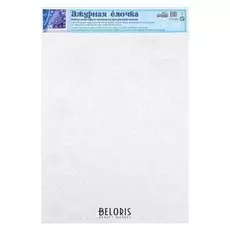 Набор наклеек на окна "Ажурная ёлочка" пластизоль, многоразовые, А3