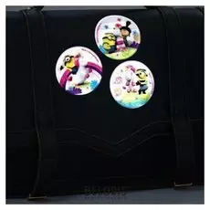 Набор наклеек светоотражающих 4 шт. "Единорог" гадкий Я