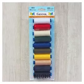 Набор ниток 40/2, 183 м, 10 шт