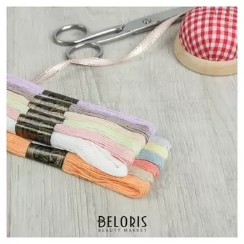 Набор ниток мулине №4, 8 ± 1 м, 12 шт