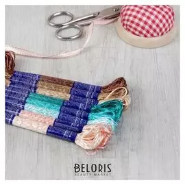 Набор ниток мулине «Винтажные оттенки», 8 ± 0,5 м, 8 шт