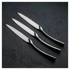 Набор ножей столовых «Стелс», H=25,5 см, 3 шт