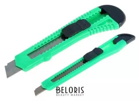 Набор ножей универсальных Tundra, пластиковый корпус, 9 мм и 18 мм, 2 шт.