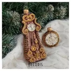 Набор ёлочных игрушек "Часы"