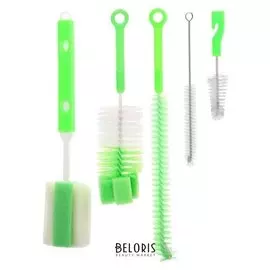 Набор ёршиков по уходу за детскими бутылочками, 5 предметов