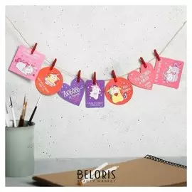 Набор открыток с пожеланиями «Иди обниму», 7 шт