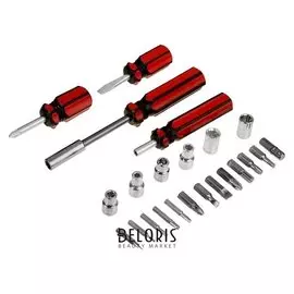 Набор отверток и бит Lom, 23 предмета