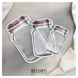 Набор пакетов для хранения продуктов 3 шт 15х9,5/19,5х11,7/24,4х14,5, Zip-lock