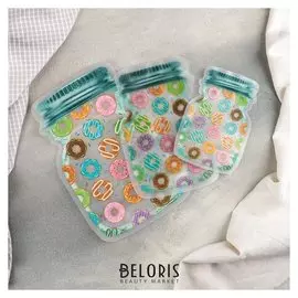 Набор пакетов для хранения сыпучих продуктов 3 шт "Пончики" 15х10/20х13/24,5х16,5, Zip-lock 471833