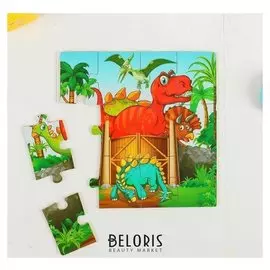 Набор пазлов в коробке Динозавры