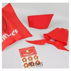 Набор пионера «Назад в ссср», пилотка, галстук, флаг, наклейки