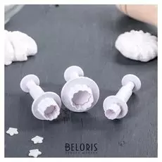 Набор плунжеров кондитерских "Цветок", 3 шт