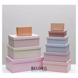 Набор подарочных коробок 10 в 1 «Нежный», 12 × 7 × 4 - 32.5 × 20 × 12.5 см