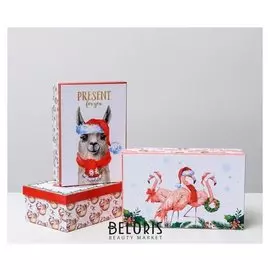 Набор подарочных коробок 3 в 1 «Персонажи», 32,5 х 20 х 12,5 - 26 х 17 х 10 см