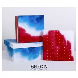 Набор подарочных коробок 3 в 1 «Воздух», 18 × 18 × 10‒22 × 22 × 12 см