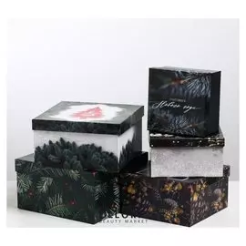 Набор подарочных коробок 5 в 1 «Фотографичный», 14 х 14 х 8‒22 х 22 х 12 см